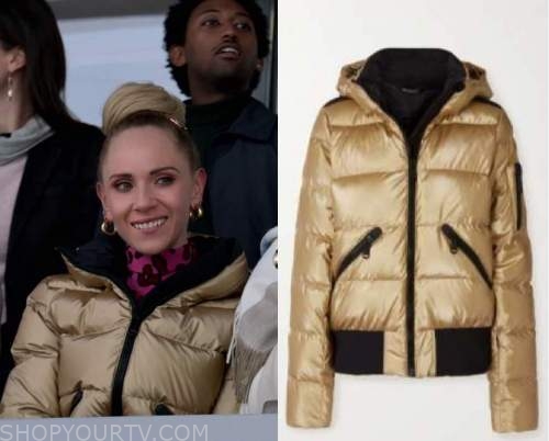 Ted Lasso: Season 2 Episode 5 Keeley's Gold Puffer Jacket | Shop Your TV