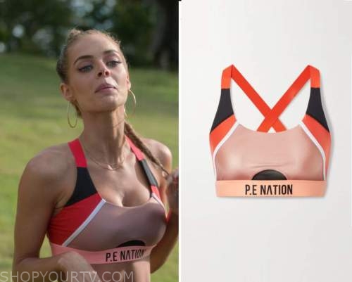 P.E Nation Re Match Sports Bra In Zebra at Storm Fashion