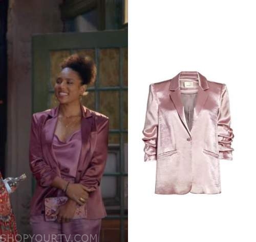 Good Trouble: Season 3 Episode 15 Pink Satin Blazer | Fashion, Clothes ...