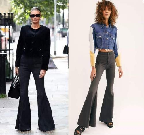TOWIE: Season 29 Chloe's Black Flare Denim Jeans | Fashion, Clothes ...