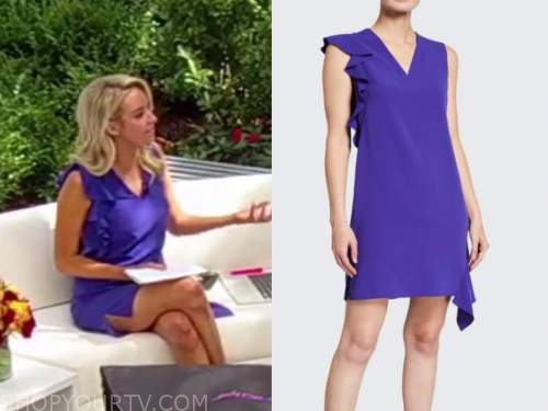 Kayleigh mcenany, outnumbered, purple ruffle dress