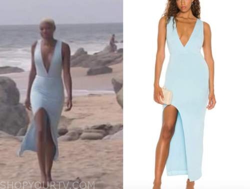 chelsea vaughn, bachelor in paradise, blue midi dress