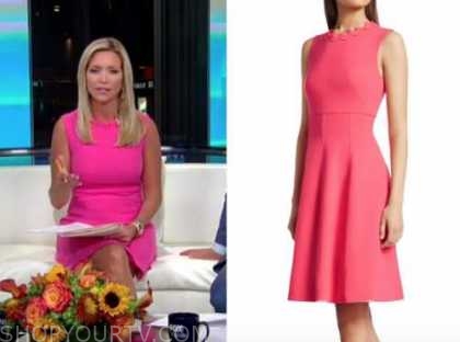 Fox and Friends: September 2021 Ainsley Earhardt's Pink Scallop Neck ...
