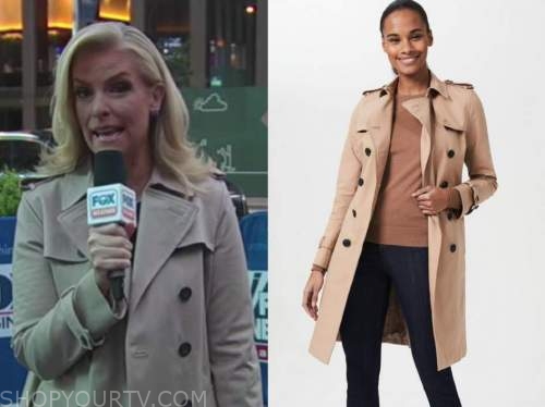 Fox and Friends: September 2021 Janice Dean's Beige Trench Coat | Shop ...