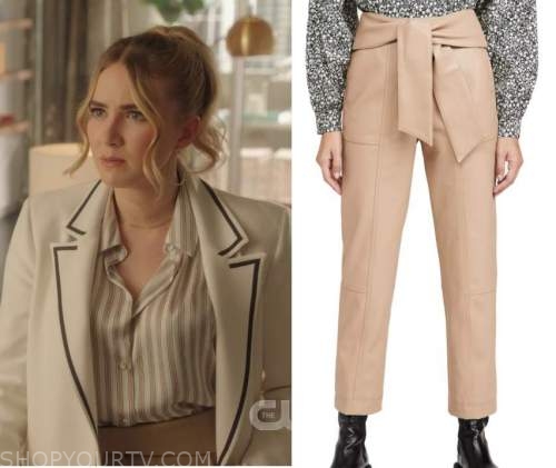 Dynasty: Season 4 Episode 20 Amanda's Brown Leather Pants | Fashion ...