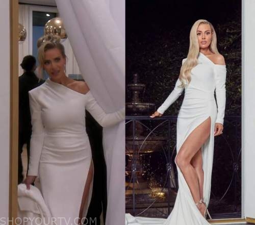 Dorit Kemsley's White Maxi Dress