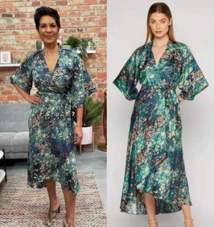 Studio 10 (AU): September 2021 Narelda's Green Print Wrap Dress | Shop ...