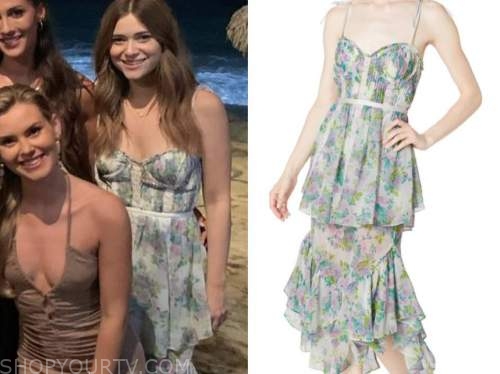 bachelor in paradise, mykenna dorn, floral dress
