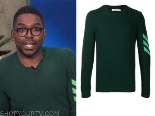 justin sylvester, E! news, daily pop, green arrow sweater