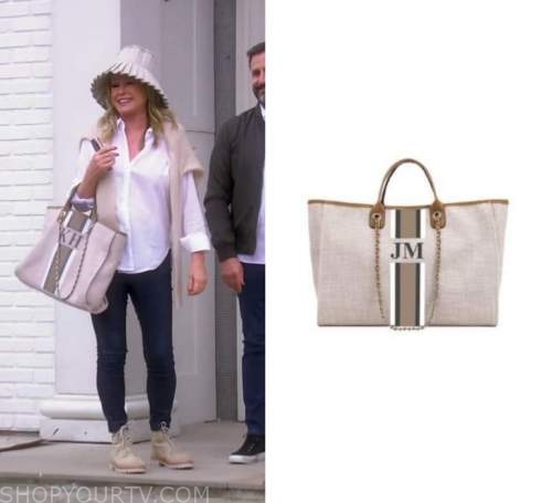 Kyle Richards & Lisa Rinna Use Kathy Hilton's Tote Bag on RHOBH Trip