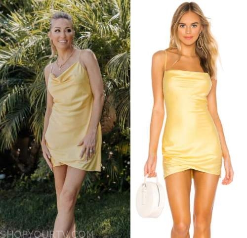 Selling Sunset: Season 4 Episode 5/6 Mary's Cowl Neck Dress | Shop Your TV