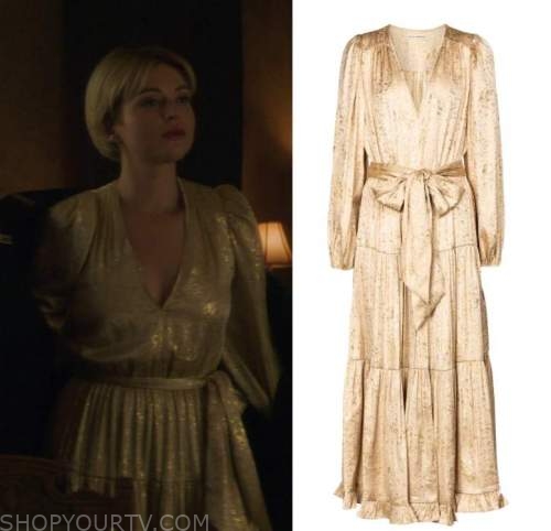 Nancy Drew: Season 3 Episode 5 Temperence's Metallic Dress | Shop Your TV