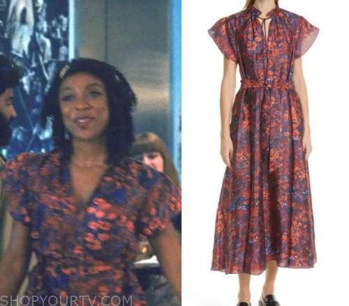 Love Life: Season 2 Episode 10 Ola's Floral Midi Dress | Shop Your TV