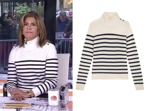 The Today Show: November 2021 Hoda Kotb's Black and White Striped ...