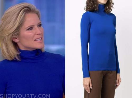 the view, Sara haines, blue turtleneck top