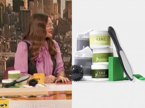 drew barrymore, drew barrymore show, foot pedicure set