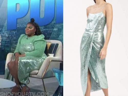 ester dean, E! news, daily pop, green sequin dress
