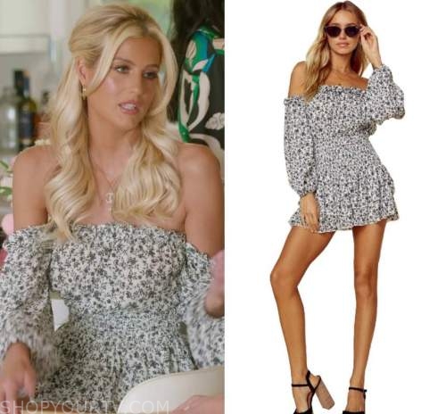 Selling Sunset: Season 4 Episode 5/6 Emma's Floral Mini Dress | Shop ...