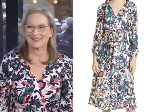 meryl streep, the today show, white floral dress