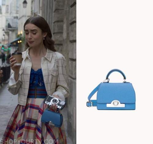 Emily in Paris: Season 1 Episode 5 Camille's Black Flap Bag