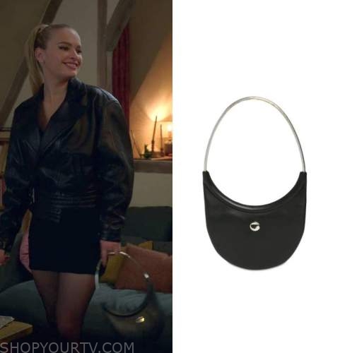 WornOnTV: Camille's black vest and shoulder bag on Emily in Paris, Camille  Razat