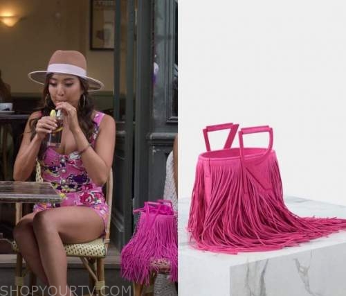 Emily in Paris: Season 2 Episode 7 Mindy's Fringe Bag