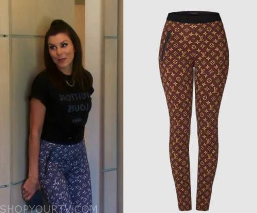 Logo Lover // Get details on Heather Dubrow's Navy Blue Louis