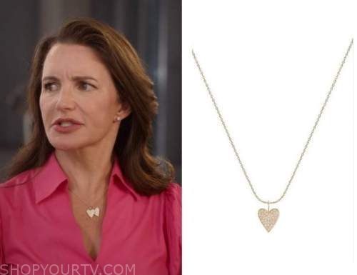 And Just Like That: Season 1 Episode 1 Charlotte's Heart Pendant Necklace