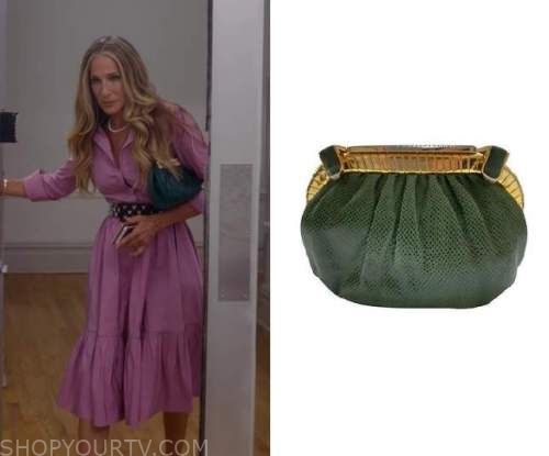 And Just Like That: Season 1 Episode 3 Carrie's Brown B Logo Bag