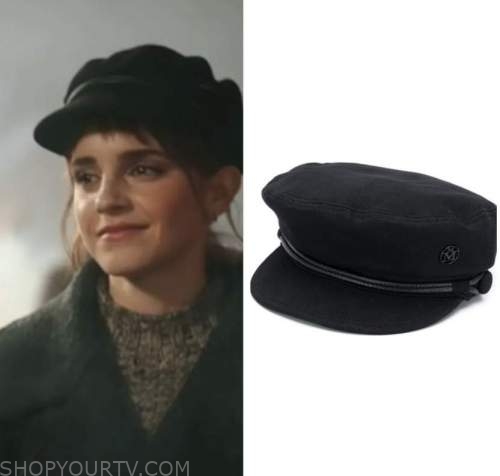 emma watson, black cap, harry potter 20th anniversary: return to hogwarts