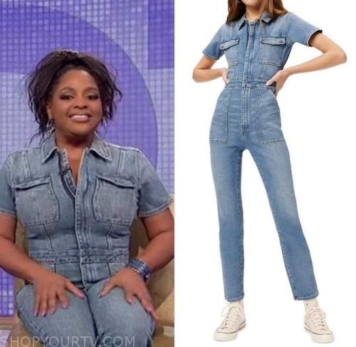 The Wendy Williams Show: January 2022 Sherri Shepherd's Denim Jumpsuit ...