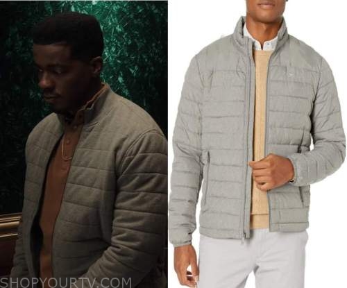 4400: Season 1 Episode 10 Grey Marl Rib Puffer Jacket | Shop Your TV