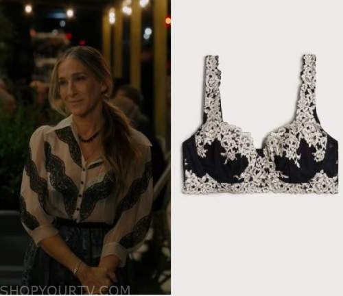 And Just Like That: Season 1 Episode 9 Carrie's Black Lace Bra