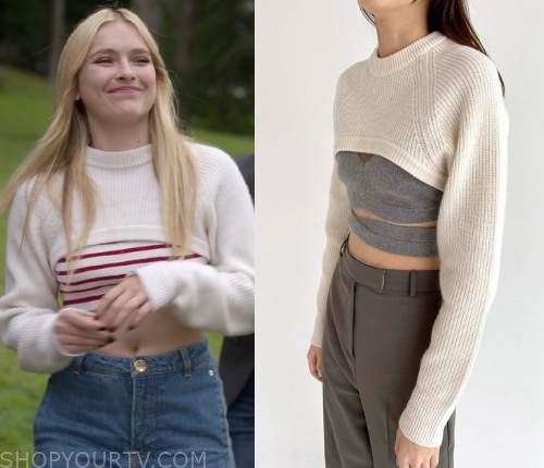 Emily in Paris: Season 2 Episode 8 Camille's Cropped Sweater