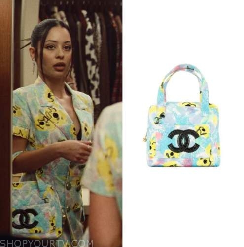 Euphoria: Season 2 Episode 2 Maddy's Pink Yellow & Blue Chanel