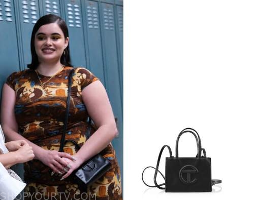 WornOnTV: Kat's navy floral tie strap dress on Euphoria, Barbie Ferreira