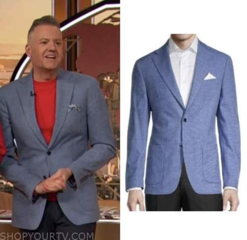 ross mathews, drew barrymore show, blue blazer