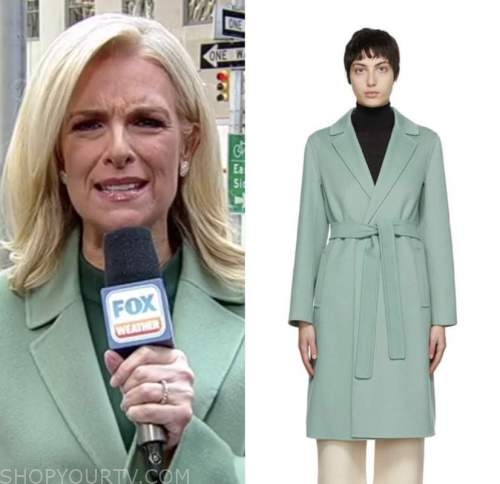 Fox and Friends: February 2022 Janice Dean's Mint Green Coat | Shop Your TV
