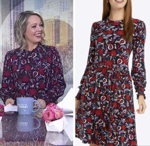 dylan dreyer, the today show, floral dress