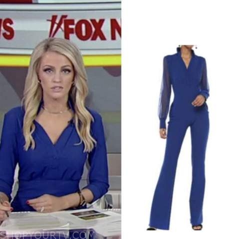 carley shimkus, fox and friends, blue jumpsuit