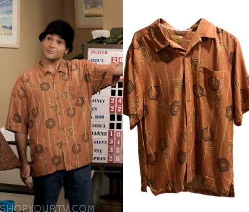 The Goldbergs Season 9 Barry Goldberg Orange Shirt