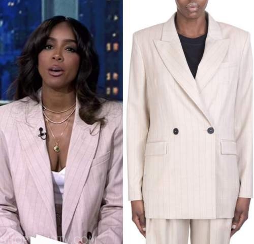 kelly rowland, the today show, pink beige blazer
