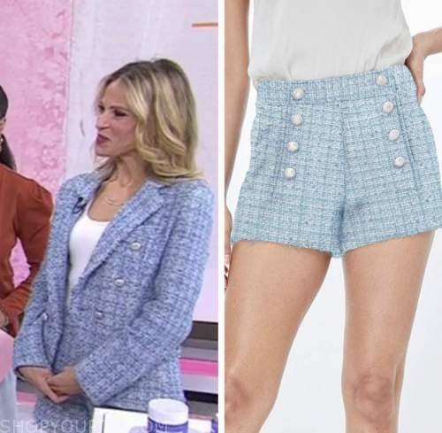 the today show, dr. marnie nussbaum, blue tweed shorts