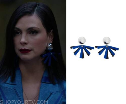The Endgame: Season 1 Episode 5 Elena's Blue Statement Earrings