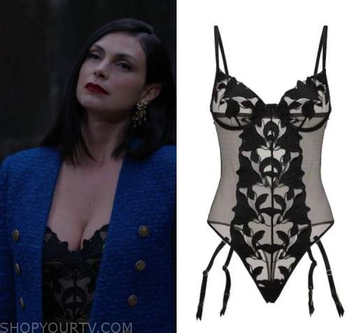 The Endgame: Season 1 Episode 4 Elena's Black Lace Bustier Bodysuit