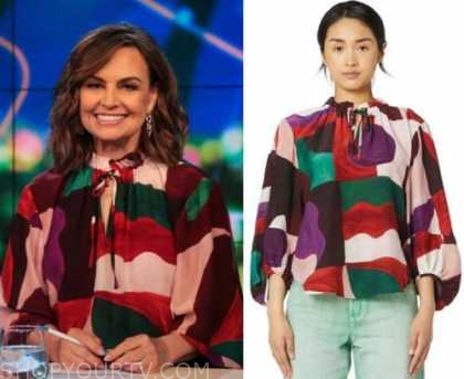 The Project: March 2022 Lisa's Geo Print Blouse | Shop Your TV