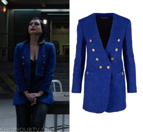The Endgame: Season 1 Episode 4 Elena's Blue Tweed Blazer Jacket