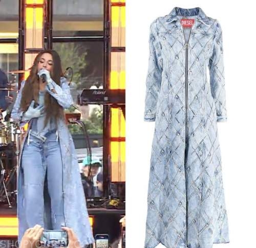 The Today Show: April 2022 Camila Cabello's Denim Embellished Crystal ...