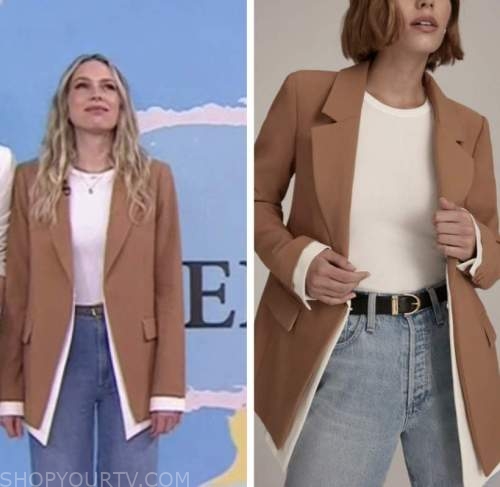 the today show, erin foster, beige blazer