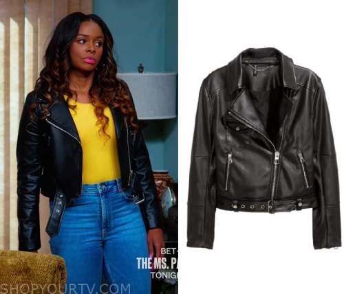 House of Payne: Season 11 Episode 4 Cropped Leather Jacket | Shop Your TV